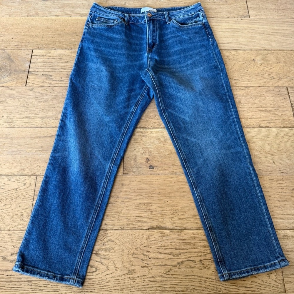 Vervet Los Angeles High Rise Straight Leg Jeans Blue‎ V2132YHC Size 29 (1589)